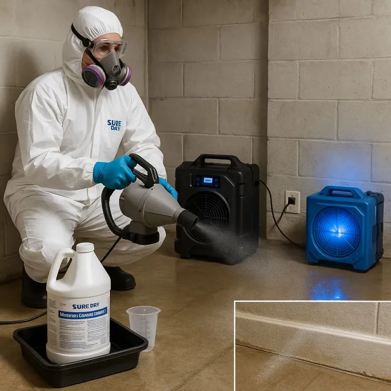 Sanitization and Odor Removal process in Le Grand, CA