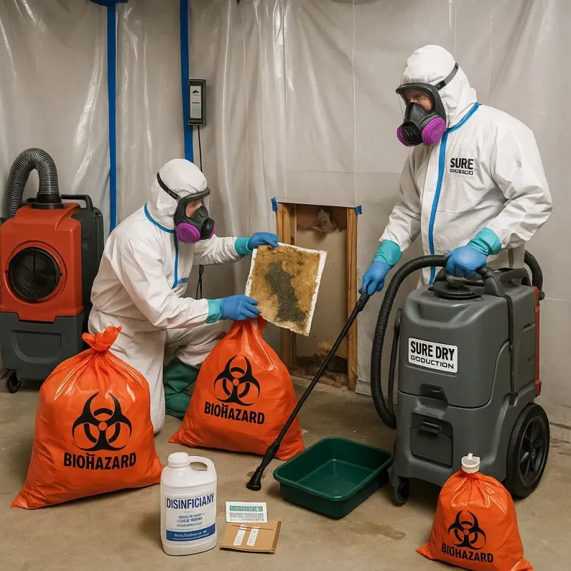 Contaminated Water Handling Protocols process in Le Grand, CA